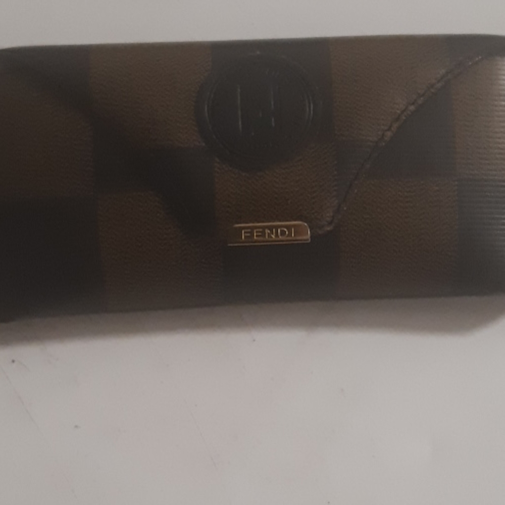 FENDI eyeglass frames blue signature zucca